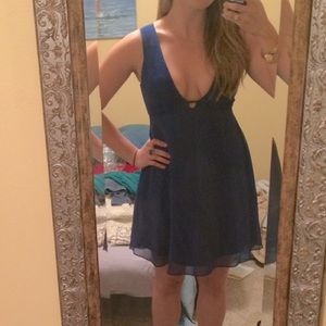 BCBG Blue Cocktail Dress